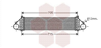 VAN WEZEL Интеркулер 18004429